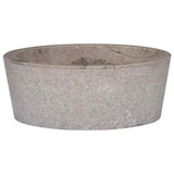 VIDAXL SAKK Ø40x15 cm Marmorgrau