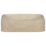 Vidaxl Sink 40x40x10 cm Marmorcreme gefärbt