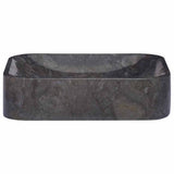 Vidaxl Sink 40x40x10 cm Marmor Schwarz