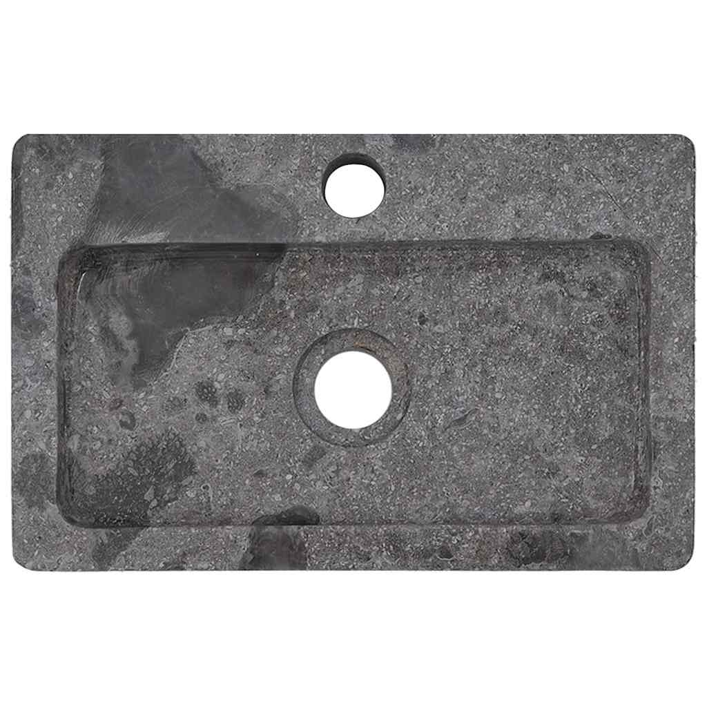 VIDAXL WASHBAIN -MALL -MOUND 38x24x6,5 cm Marmorgrau