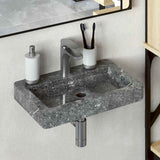 VIDAXL WASHBAIN -MALL -MOUND 38x24x6,5 cm Marmorgrau