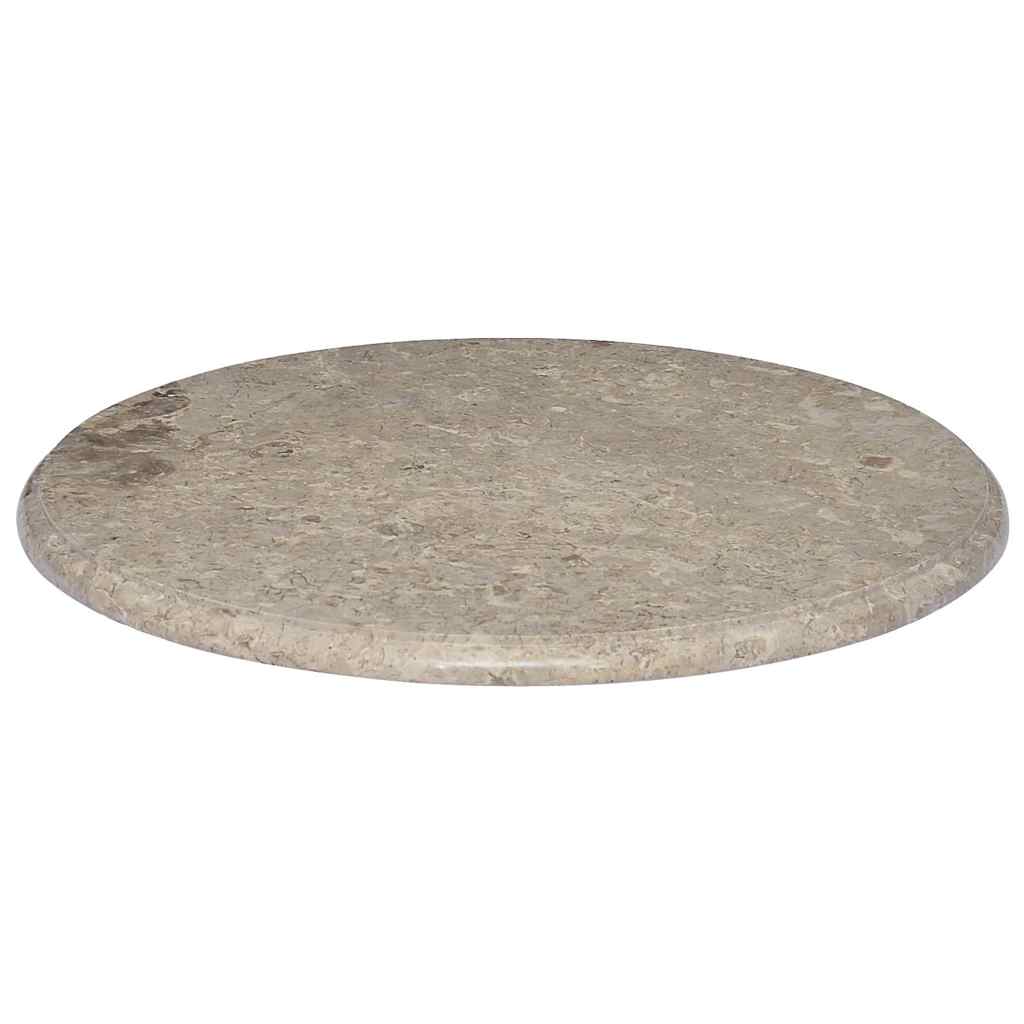 Vidaxl tafelblad ø60x2,5 cm marmer grijs