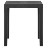 Vidaxl tuintafel 79x65x72 cm kunststof grijs