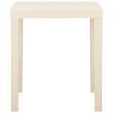 Vidaxl tuintafel 79x65x72 cm kunststof wit
