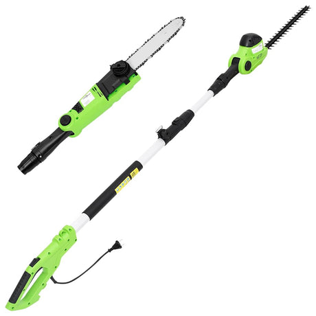 Vidaxl kettingzaag heggenschaar 2-in-1 telescopisch 25 41 cm 710 550 w