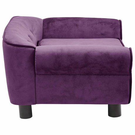 VIDAXL DOW BANK 72x45x30 cm Plüsch Bordeaux rot