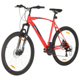 Vidaxl Mountainbike 21 Zahnräder 29 Zoll Räder 53 cm Rahmen Rot