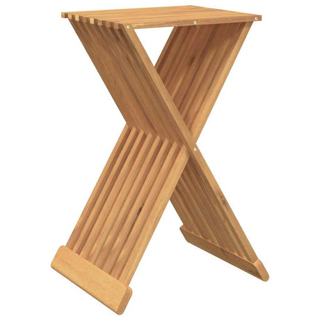 Vidaxl kruk inklapbaar 40x32,5x70 cm massief teakhout