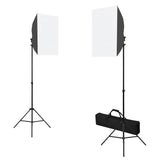 Vidaxl Photo Studio Set mit Softbox -Lampen, Hintergrund und Reflektor