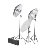 Vidaxl Photo Studio Set mit Lampen, Regenschirmen, Hintergrund und Reflektor