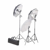 Vidaxl Fotostudio-Set mit Lampen, Schirmen, Hintergrund und Reflektor