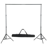 Vidaxl Photo Studio Set mit Lampen, Hintergrund und Reflektor