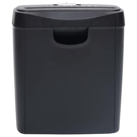 Vidaxl Paper Shredder 6 Seiten Streifen schwarz