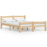 Vidaxl bedframe massief grenenhout 140x200 cm