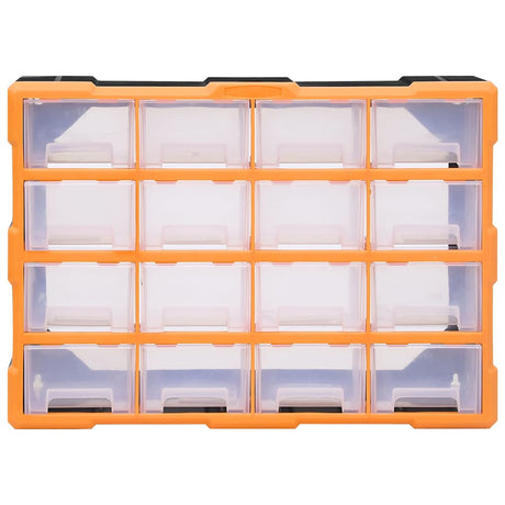 VIDAXL -Organizer mit 16 mittleren Schubladen 52x16x37 cm