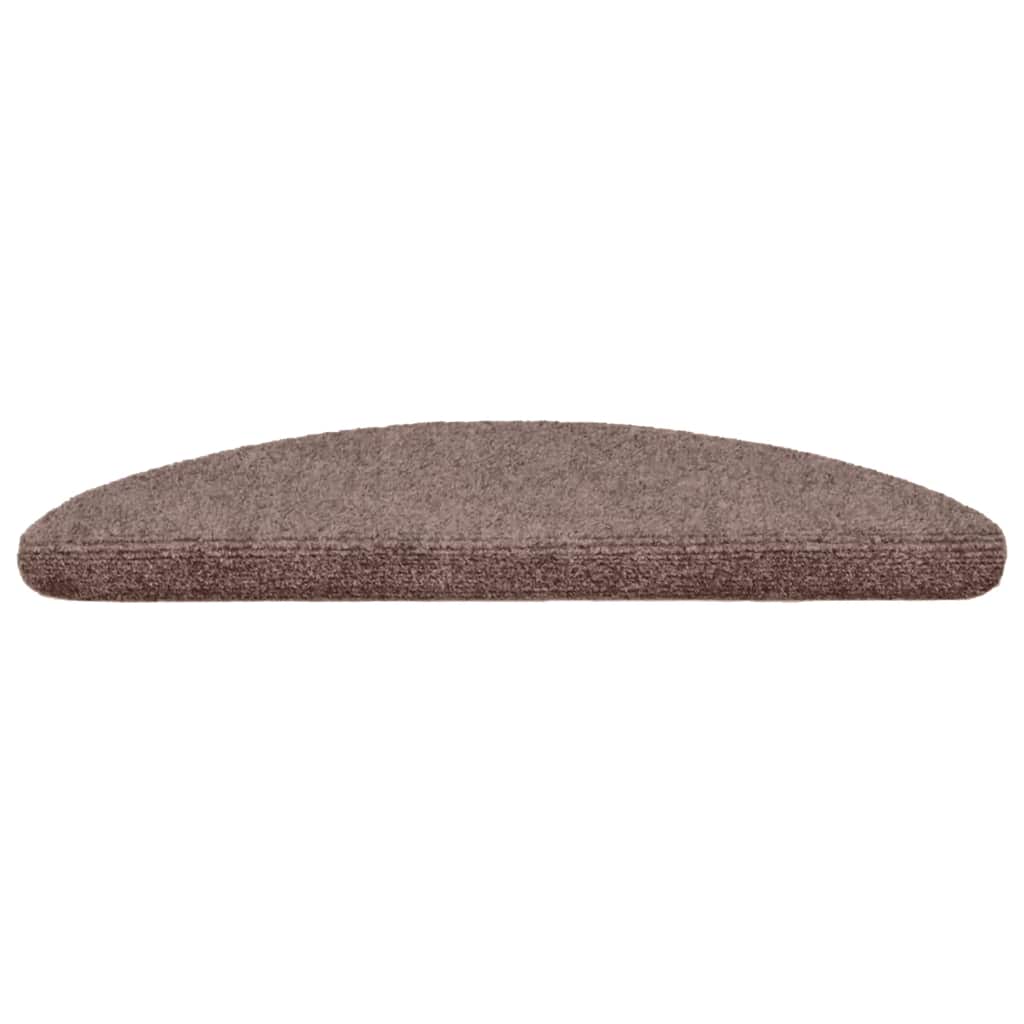 Vidaxl Treppenmatten Selbstadhäsiv 5 Teile 56x17x3 cm hellbraune Hemisphäre