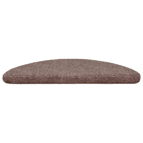 Vidaxl Treppenmatten Selbstadhäsiv 5 Teile 56x17x3 cm hellbraune Hemisphäre