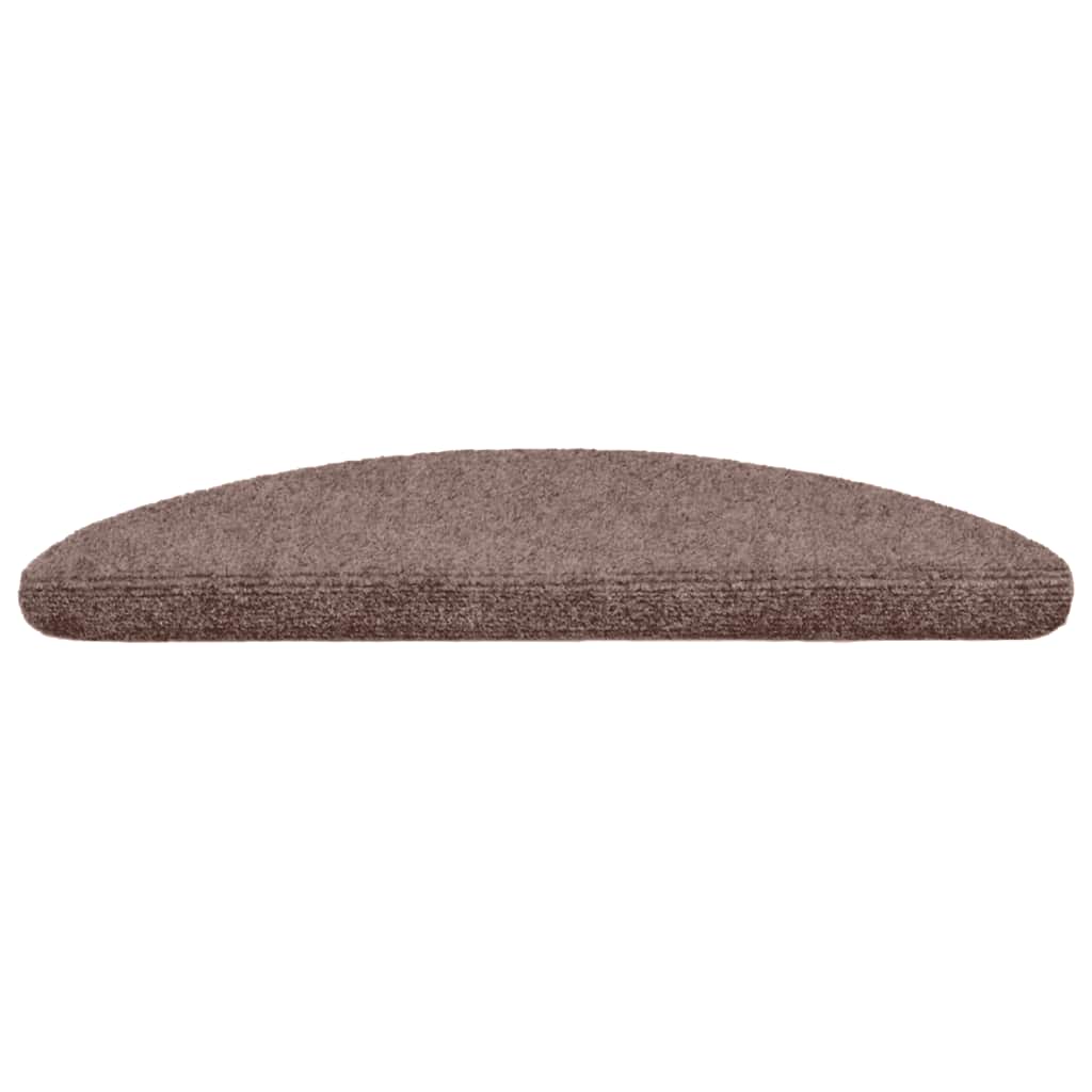 Vidaxl Treppenmatten Selbstadhäsiv 10 Stücke 56x17x3 cm Crème halb