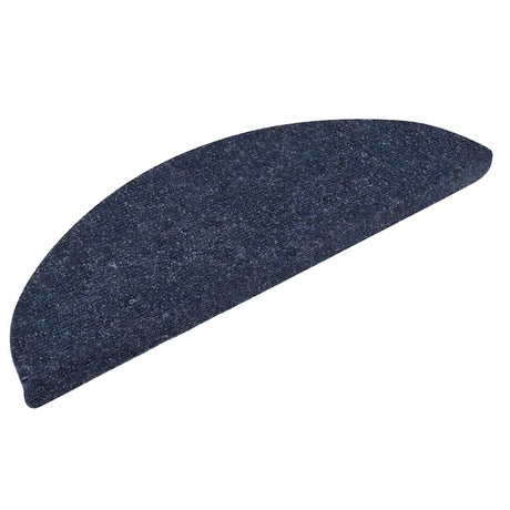 Vidaxx selbstklebende Stufenmatten 5 Stück 56x17x3 cm blau halbrund