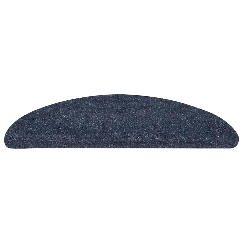 Vidaxx selbstklebende Stufenmatten 5 Stück 56x17x3 cm blau halbrund