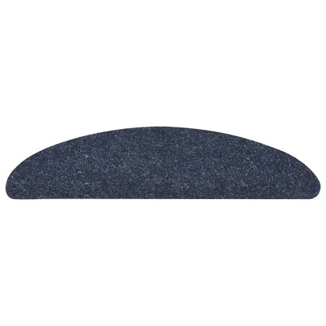 Vidaxl -Treppenmatten Selbstadhäsiv 10 Stück 56x17x3 cm Blue Semi -Rounds