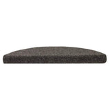 Vidaxl -Treppen selbst -adhäsiv 5 Teile 56x17x3 cm Anthrazithemisphäre halb rund