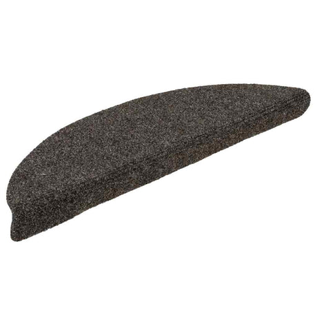 Vidaxl -Treppenmatten Selbstadhäsiv 10 ST 56x17x3 cm Anthrazithemisphäre