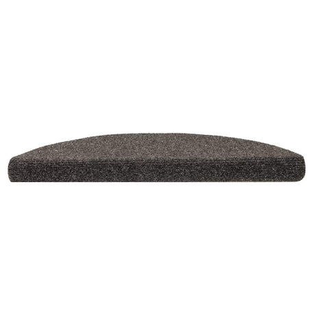 Vidaxl -Treppenmatten Selbstadhäsiv 10 ST 56x17x3 cm Anthrazithemisphäre