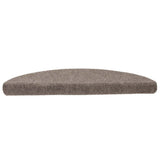 Vidaxl Treppenmatten Selbstadhäsiv 5 Teile 56x17x3 cm beige Hemisphäre