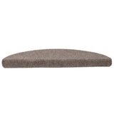 Vidaxl Treppenmatten Selbstadhäsiv 10 Teile 56x17x3 cm beige Hemisphäre