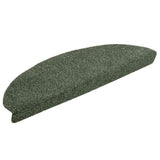 VidaXL Stufenmatten selbstklebend 5 Stück 65x21x4 cm grün halbrund groß