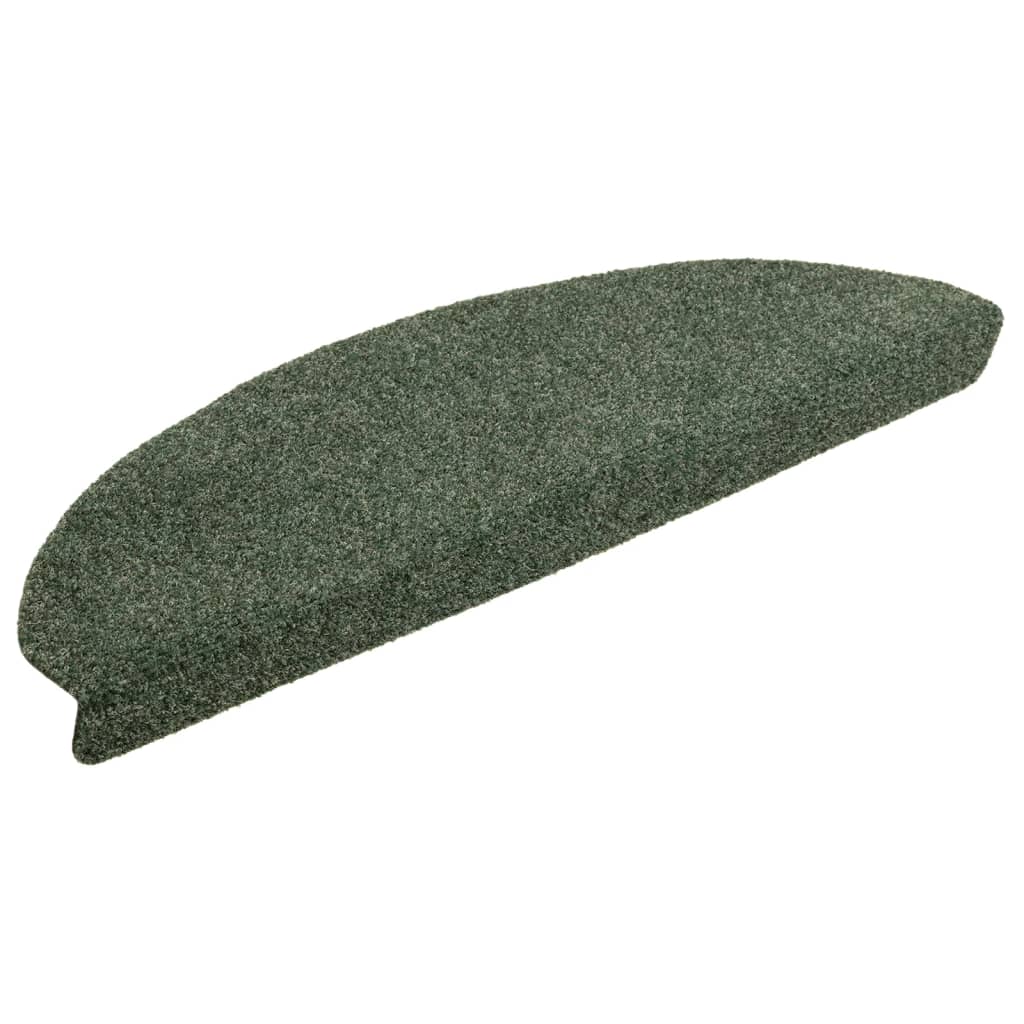 Vidaxx Stufenmatten selbstklebend 10 Stück 65x21x4 cm grün halbrund groß