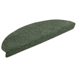 Vidaxx Stufenmatten selbstklebend 10 Stück 65x21x4 cm grün halbrund groß