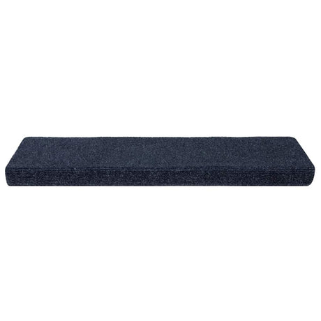 Vidaxl -Treppenmatten Selbstadhäsiv 5 Teile 65x21x4 cm Anthrazit rechteckige Kante