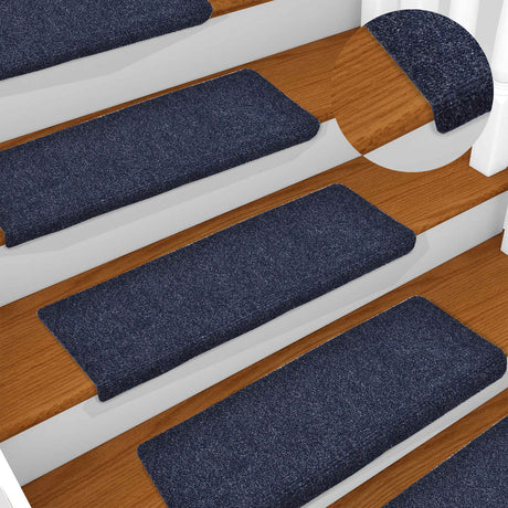 Vidaxl -Treppenmatten Selbstadhäsiv 5 Teile 65x21x4 cm Anthrazit rechteckige Kante