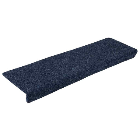 VIDAXL -Treppenmatten Selbstadhäsiv 10 PCs 65x21x4 cm Anthrazit -Rechteckkante