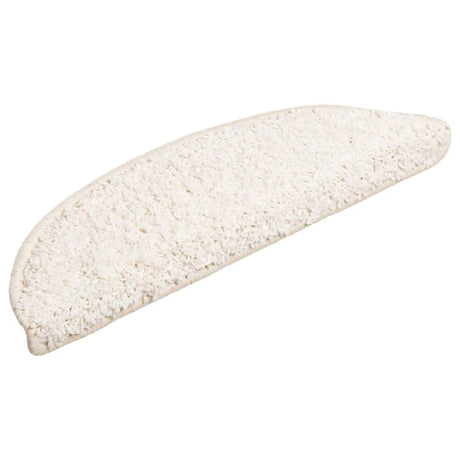 Vidaxx Stufenmatten 10 Stück 56x17x3 cm weiß halbrund