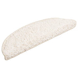 Vidaxx Stufenmatten 10 Stück 56x17x3 cm weiß halbrund