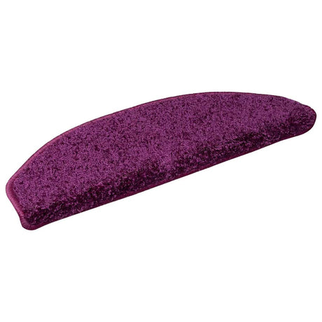 VidaXL Stufenmatten 10 Stk. 65x21x4 cm violett halbrund groß
