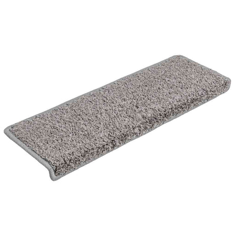 VidaXL Stufenmatten 10 Stück 65x21x4 cm grau rechteckiger Rand