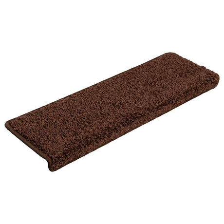 VidaXL Stufenmatten 10 Stück 65x21x4 cm braun rechteckiger Rand