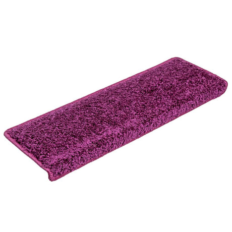 VidaXL Stufenmatten 10 Stk. 65x21x4 cm violett rechteckiger Rand