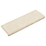 VidaXL Stufenmatten 10 Stück 65x21x4 cm weiß