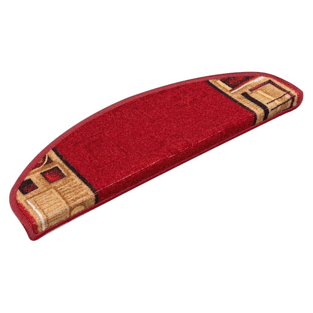 VidaXL Stufenmatten selbstklebend 10 Stück 65x21x4 cm rot