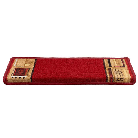 VidaXL Stufenmatten selbstklebend 10 Stück 65x21x4 cm rot