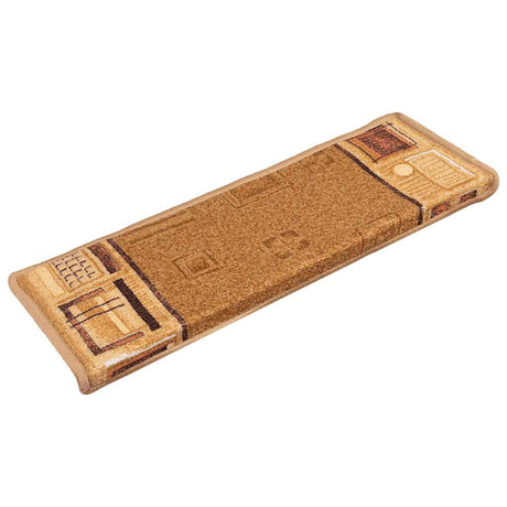 VidaXL Stufenmatten selbstklebend 5 Stück 65x21x4 cm Beige