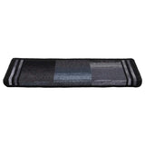 VidaXL Stufenmatten selbstklebend 10 Stück 65x21x4 cm Schwarz und Grau