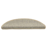 Vidaxl-Treppenmatten selbstklebend 15 St. Sisal Look 56x17x3 cm hellgrün
