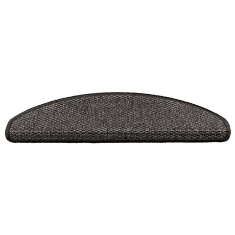 Vidaxl-Treppen selbst klebend 15st Sisal Look 65x21x4cm Anthrazitfarbe