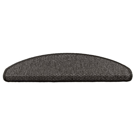 Vidaxl-Treppen selbst klebend 15st Sisal Look 65x21x4cm Anthrazitfarbe